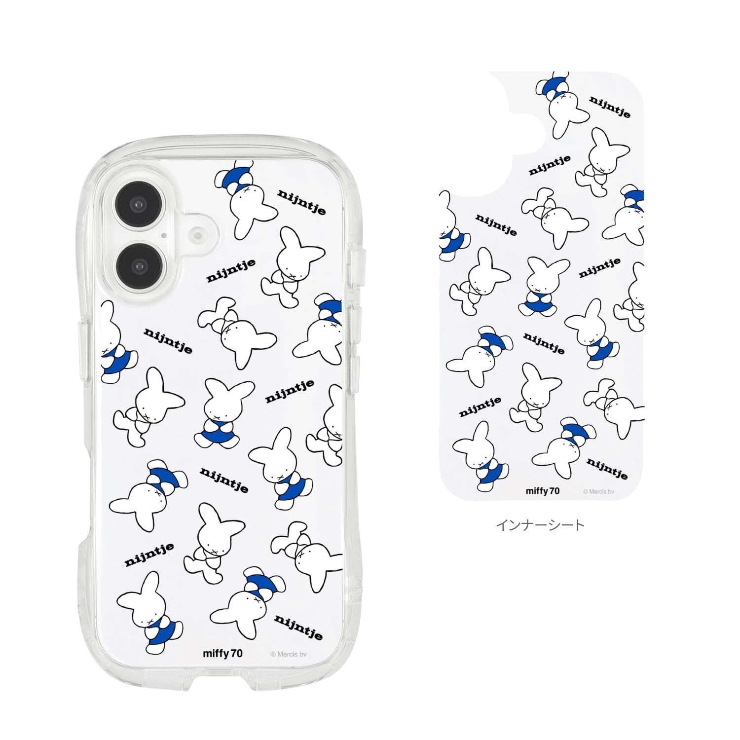 Amazon.co.jp: グルマンディーズ ミッフィー 70th iPhone16 対応